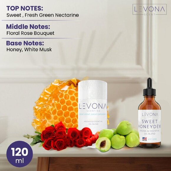 NEW Levona Sweet Honeydew Diffuser oil Made in the USA - Picture 3 of 6
